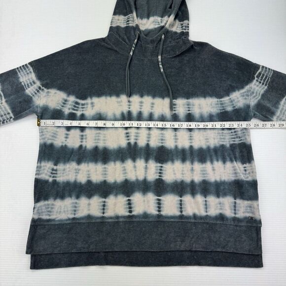 American Eagle Hoodie XL Gray Tie Dye Pullover Sweatshirt Boho - Picture 8 of 10
